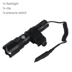 IR 850nm/940nm Tactical Infrared Radiation Zoomable LED Flashlight Type-c USB charging Focus Night Vision Hunting Torch