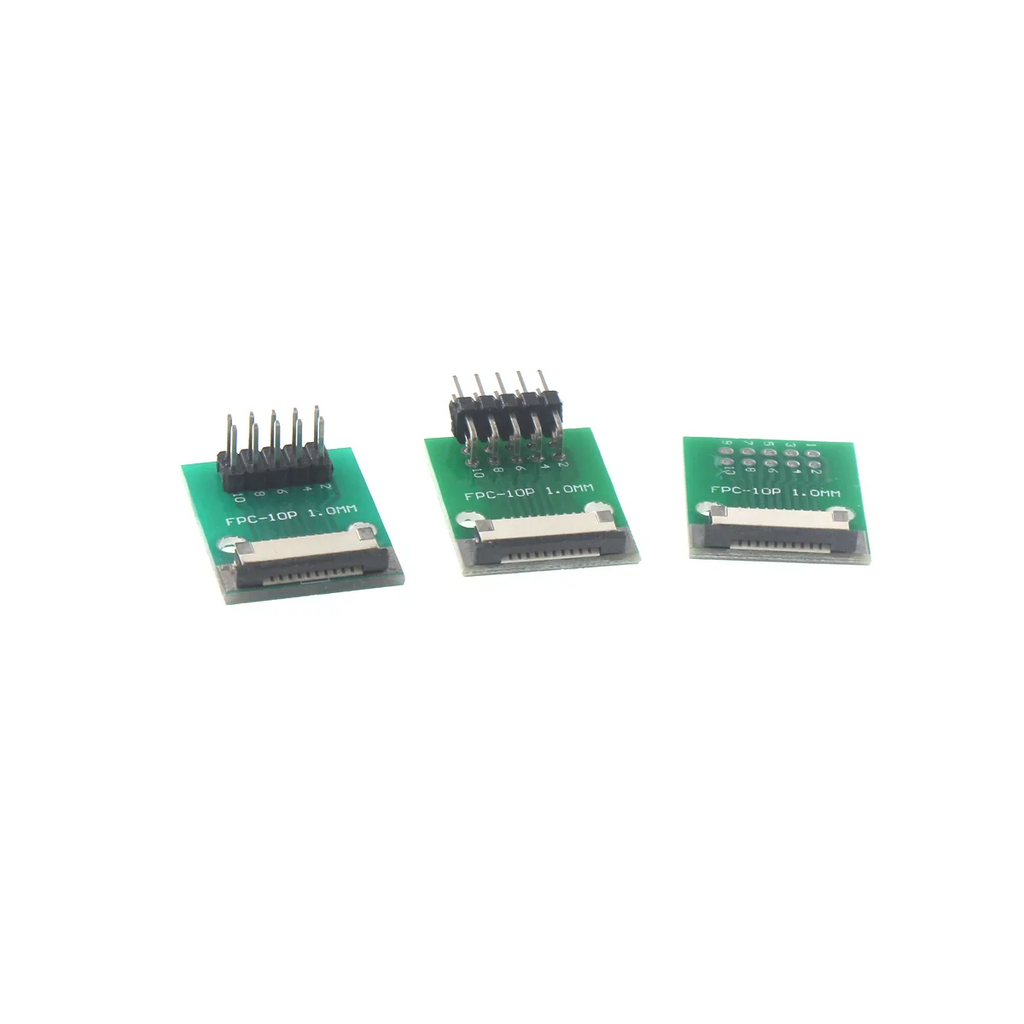 FPC/FFC4P-40P welding 1.0 Pitch clamshell/drawer seat 1.0MM turn straight insert 2.54 flexible cable adapter plate