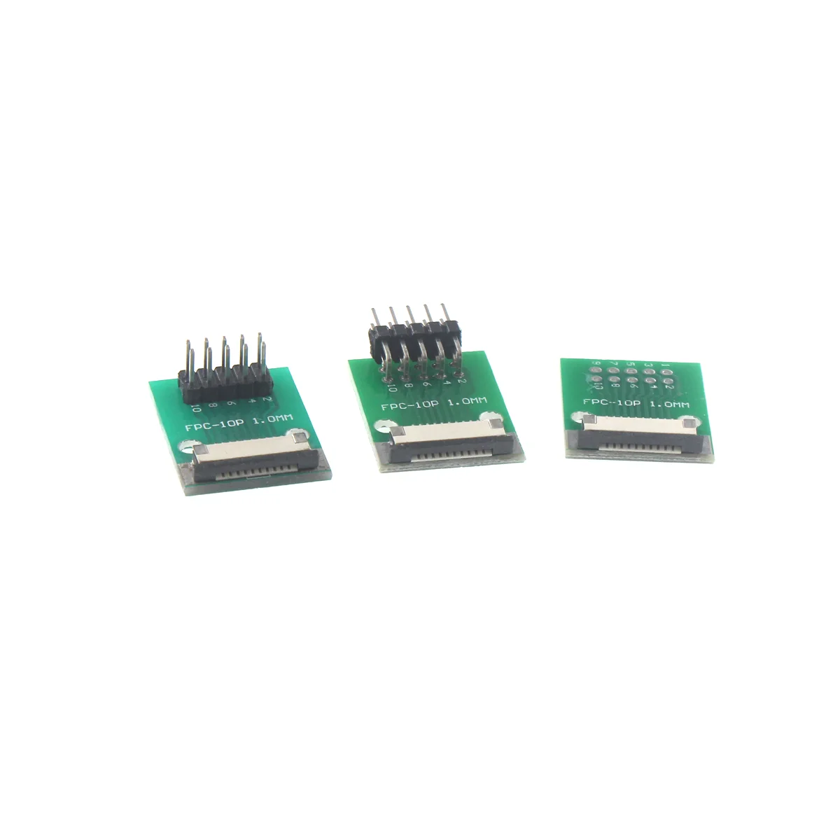 FPC/FFC4P-40P welding 1.0 Pitch clamshell/drawer seat 1.0MM turn straight insert 2.54 flexible cable adapter plate