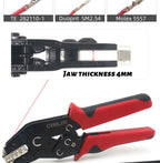 CLN-68B 0.08-1.5mm² Open Barrel Terminals Pliers Crimping Tool (28-16AWG) for JST, DuPont, Molex, PH2.0 XH2.54 3.96 4.2mm Pitch