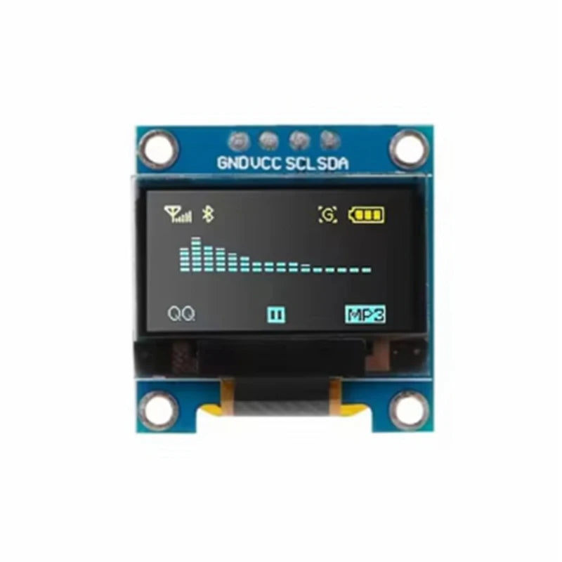 1-10pcs  0.96 inch oled IIC Serial White OLED Display Module 128X64 I2C SSD1306 12864 LCD Screen Board For Arduino