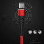 1 Pcs 1M 2M 3M 2.4A Fast Phone Charger Charging Cable Micro USB Cables USB C Cable USB Type C Cable Type-C Charger