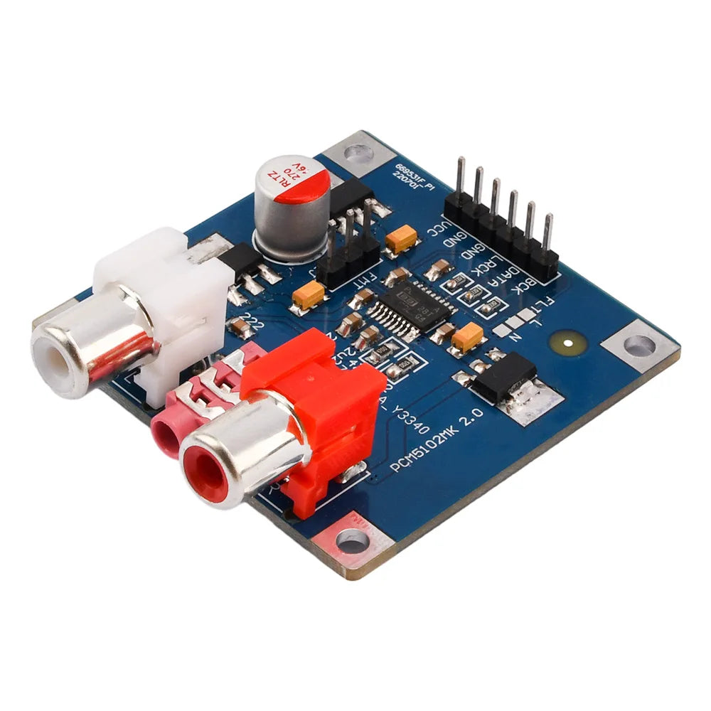 PCM5102/PCM5102A 32Bit 384K DAC Decoder Module PCM5102 DAC Decoder Board Audio Spectrum Analyzer Decodificador I2S Player Be