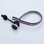 JCD 2/4/5Pin Type C Connector With Line Nut Locking Plate PH 2.0 Waterproof Cap High Current Fast Charging Jack USB C Port