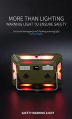Outdoor Camping Light Super Bright Camping Floodlight Magnetic Rechargeable Led Work Light