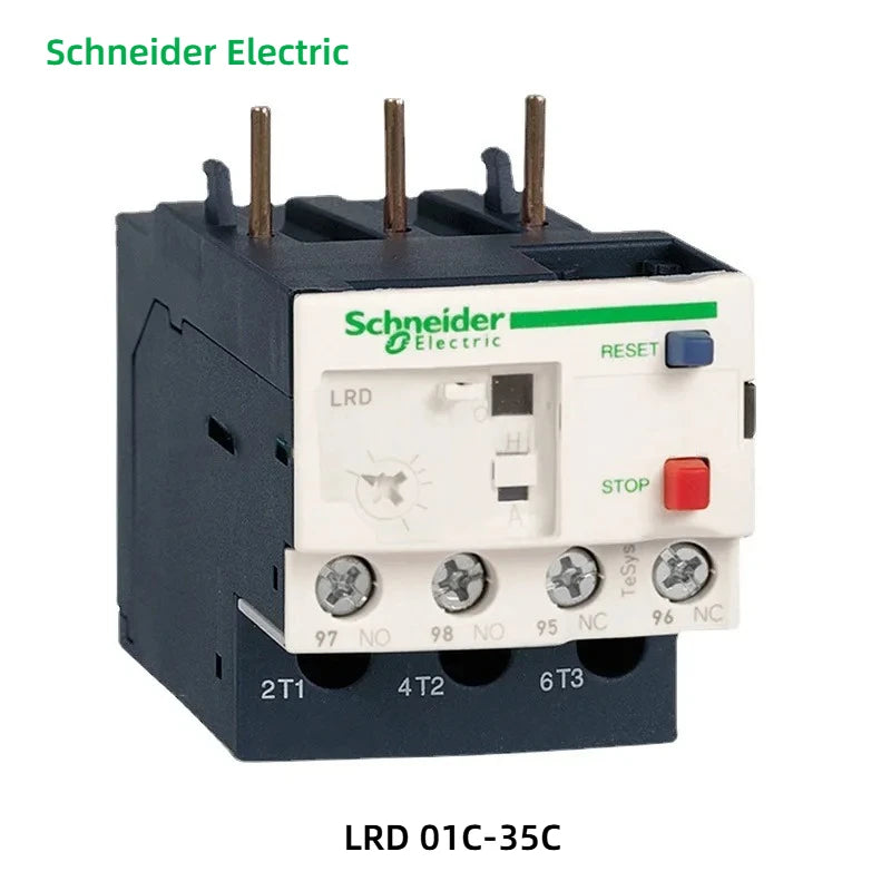Schneider Electric AC Contactor LRD with Thermal Overload Relay Compatible LC1D Contactor Overload & Phase Loss Protection