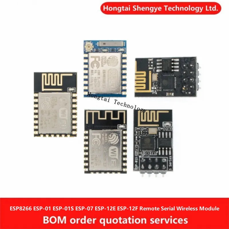 New ESP8266 ESP-12E ESP-01 ESP-01S ESP-07 ESP-12E ESP-12F Remote Serial WIFI Wireless Module Smart System Adapter