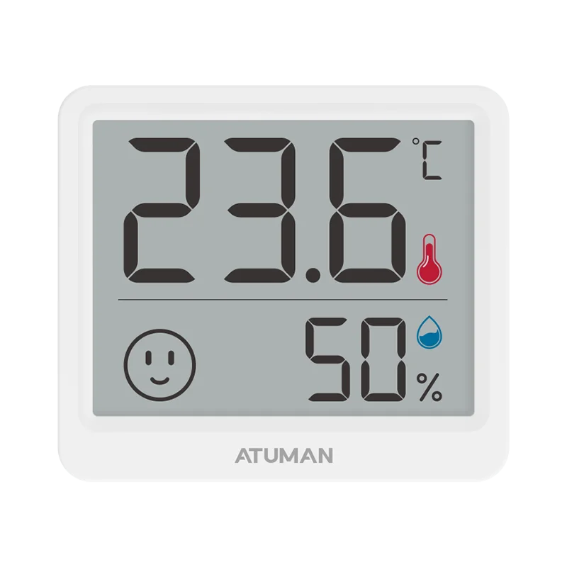 DUKA Atuman 2.5 Inch LCD Electronic Digital Temperature Sensor Humidity Meter Indoor Thermometer Hygrometer Weather Station