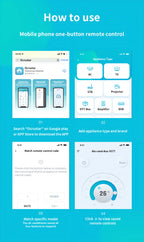 Smartphone Infrared Transmitter Type-C/Lightning/Micro Smart Control Adapter For TV Air Conditioner Infrared Remote Control