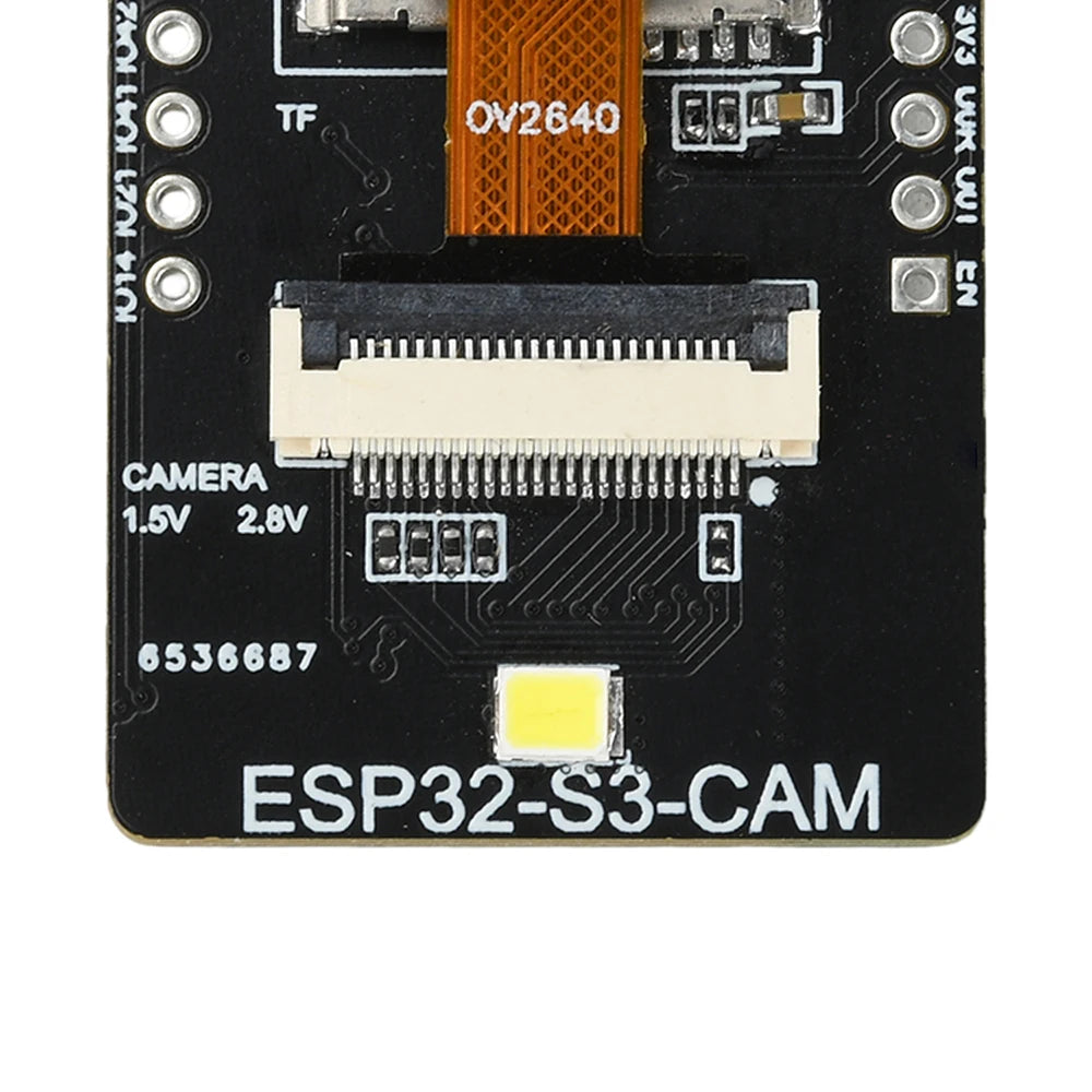 ESP32 S3 CAM WiFi BT Development Board With Visual Recognition Module Paired With OV2640 Camera Type C