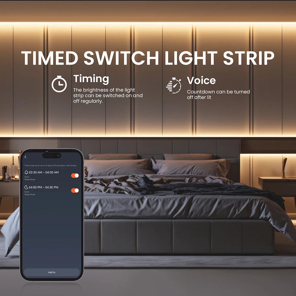 Dimmable COB LED Neon Light Strip Remote Power Kit Wifi Bluetooth Wall Touch 220V 23key Controller 288LEDs/m IP65 Flexible Lamp