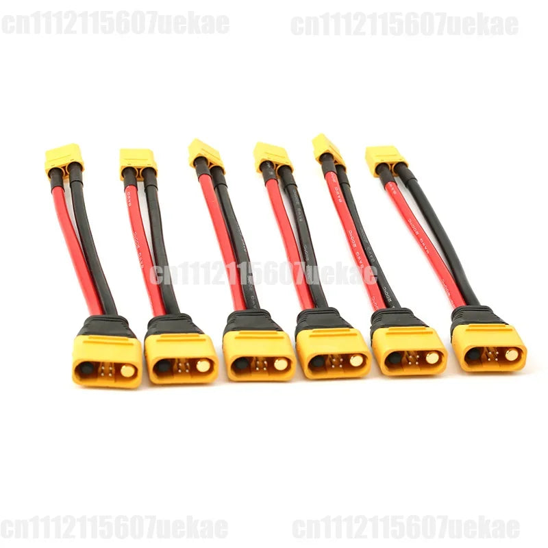 For AMASS XT90 Female to AS150U Anti-Spark Cable, Fireproof Silicone Wire for Drone Battery Charger, 70A High Current RC UAV