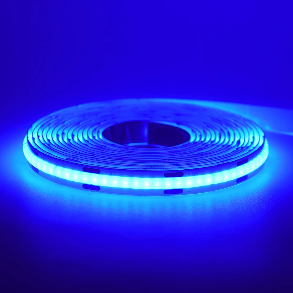 5V Motion Sensor Nigth Light COB Led Strip USB Battery Power 3mm 5mm 8mm PCB 320 LEDs Flex Lamp for Under Cabinet Kitchen Stairs