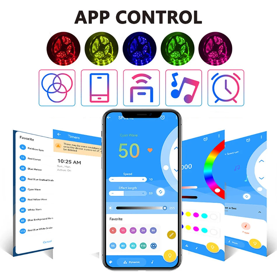 USB SP621E Mini Bluetooth LED Controller Smart APP Magic Color Dimmer SPI Addressable Digital IC for WS2812B 2811 5050 LED Strip