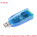 Industrial USB To RS485 Communication Module Bidirectional Half Duplex Serial Line Converter TVS Protection 485 CH340G Isolated