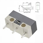 20PCS Mini Micro Limit Switch C NO NC 3 Pins PCB Terminals SPDT 1A 125V Roller Arc Lever Snap Action Push Micro Mouse Switches