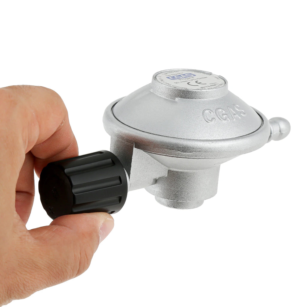 1pc 1LB Disposal Bottle Valve Adjustable Flow Low Pressure Propane Regulator 8mm Barb Hose Connection