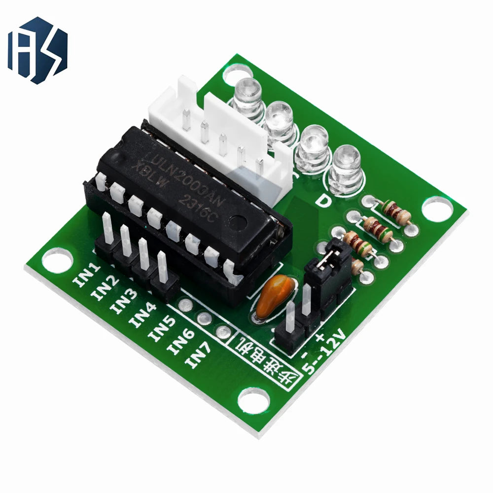 1LOTS  c-48-5V 4 phase Stepper Motor+ Driver Board ULN2003 for Arduino 1x Stepper motor + 1 x ULN2003 Driver board
