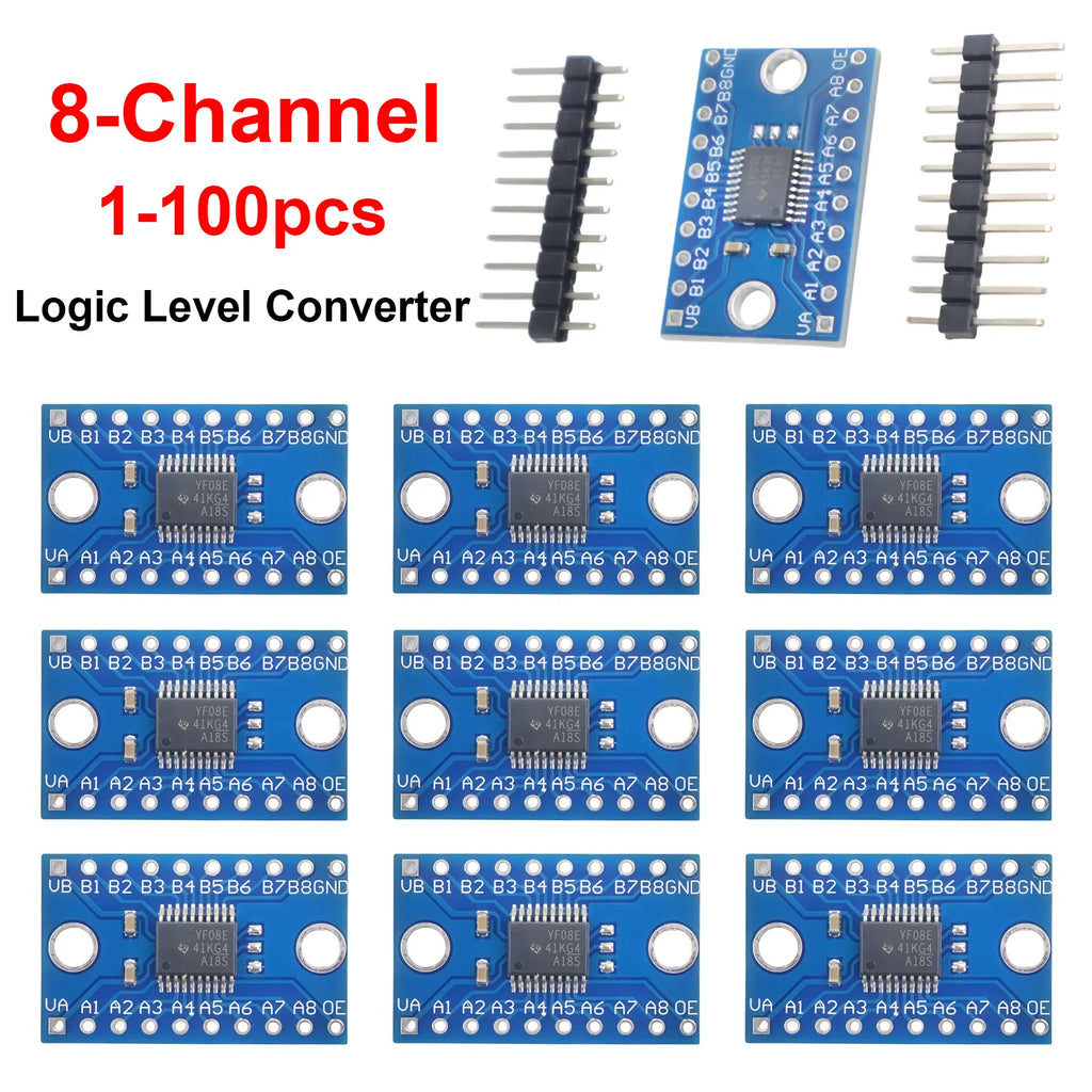 3.3V 5V TXS0108E 8 Channel Logic Level Bi-directional Converter Module TXB0108 Mutual Convert Module TXS0108