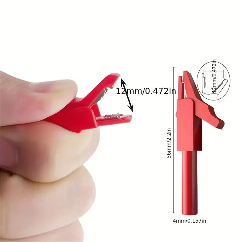 Cleqee P1300 Series Multimeter Test Lead kit 4mm Banana Plug Cable Test Hook Clip Probe Alligator Clip Automotive Tool