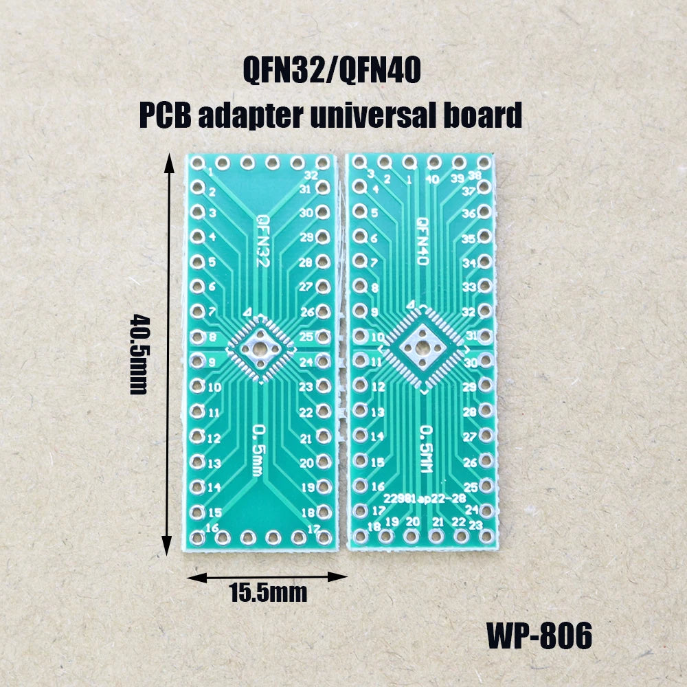 1Pce Pinboard SOP20 QFN20 QFP32 SSOP32 QFN32 QFN40 QFP44/48 TSSOP24 SSOP24 SOP28 to DIP56 56pin  IC Adapter Socket Adapte Plate
