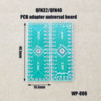 1Pce Pinboard SOP20 QFN20 QFP32 SSOP32 QFN32 QFN40 QFP44/48 TSSOP24 SSOP24 SOP28 to DIP56 56pin  IC Adapter Socket Adapte Plate