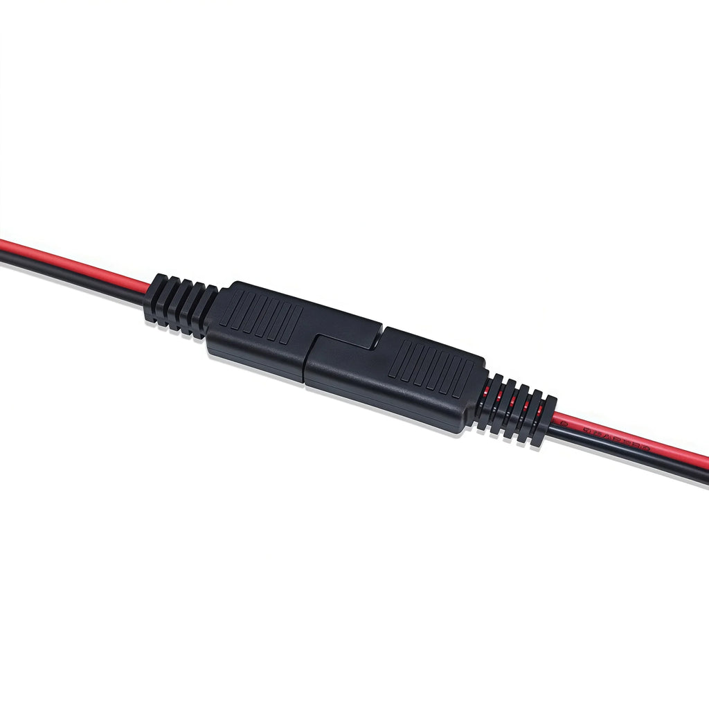 5PCS SAE Single-ended Cable Power Extension Connector Plug Cable Solar Panel Battery Adapter Quick Connect
