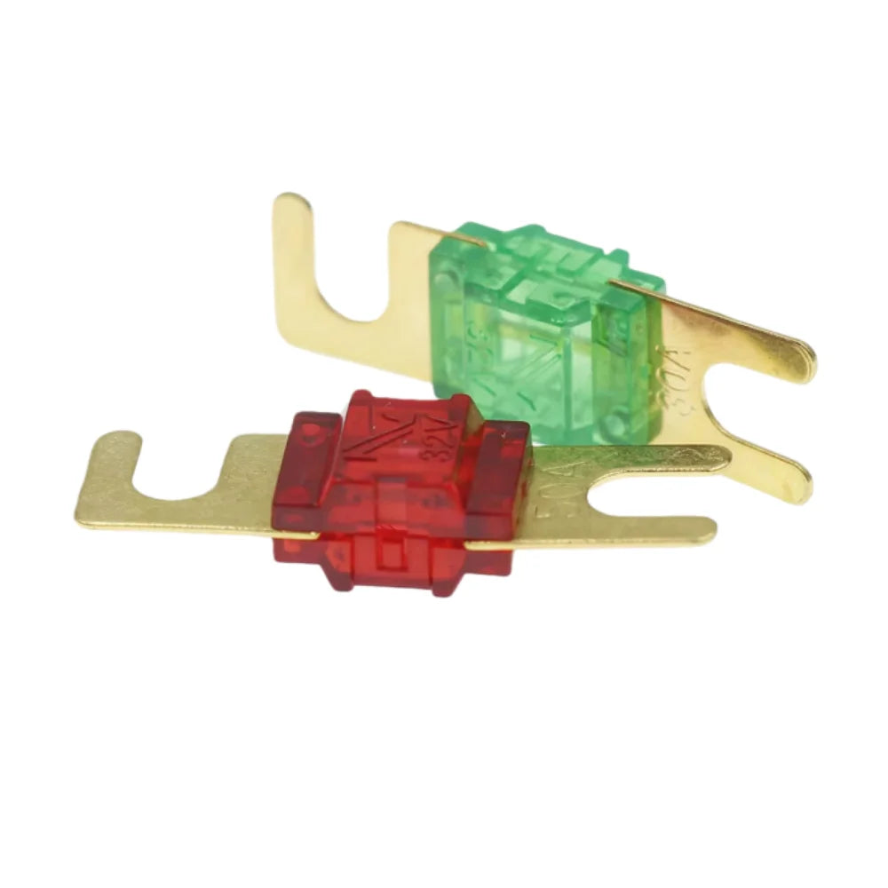 ANL Gold Plated Stud Car Fuses Mini Car Stereo Audio AFS Fuse 20A 30A 40A 50A 60A 70A 80A 100A 125A 150A 32V Auto Fuse Fuses Hot