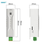 RS485 RS232 RS422 To Ethernet Serial Port Server DIN Rail Instal CDSENET NE2-D11 DC 8-28V  Modbus MQTT HTTP DNS  FOTA Remote Up