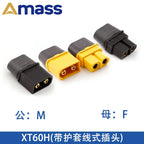 Amass XT30 XT60 XT90M/F Connector High Current Male/Female Lithium Battery Charging Gold Plated Plug