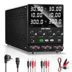NICE-Power Dual Lab Power Supply 30V 10A Adjustable 3 Channel 60V 120V 240V Digital Bench Power Source Multiple Series Parallel