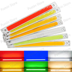 5pcs 12V COB LED Strip Light Bulb 120mm LED Chip Red Blue White Green Yellow For DIY Reading Light Staircase Kitchen Work Light