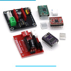 3D Printer Parts StepStick A4988 DRV8825 Stepper Motor Driver With Heat sink Carrier Reprap RAMPS 1.4