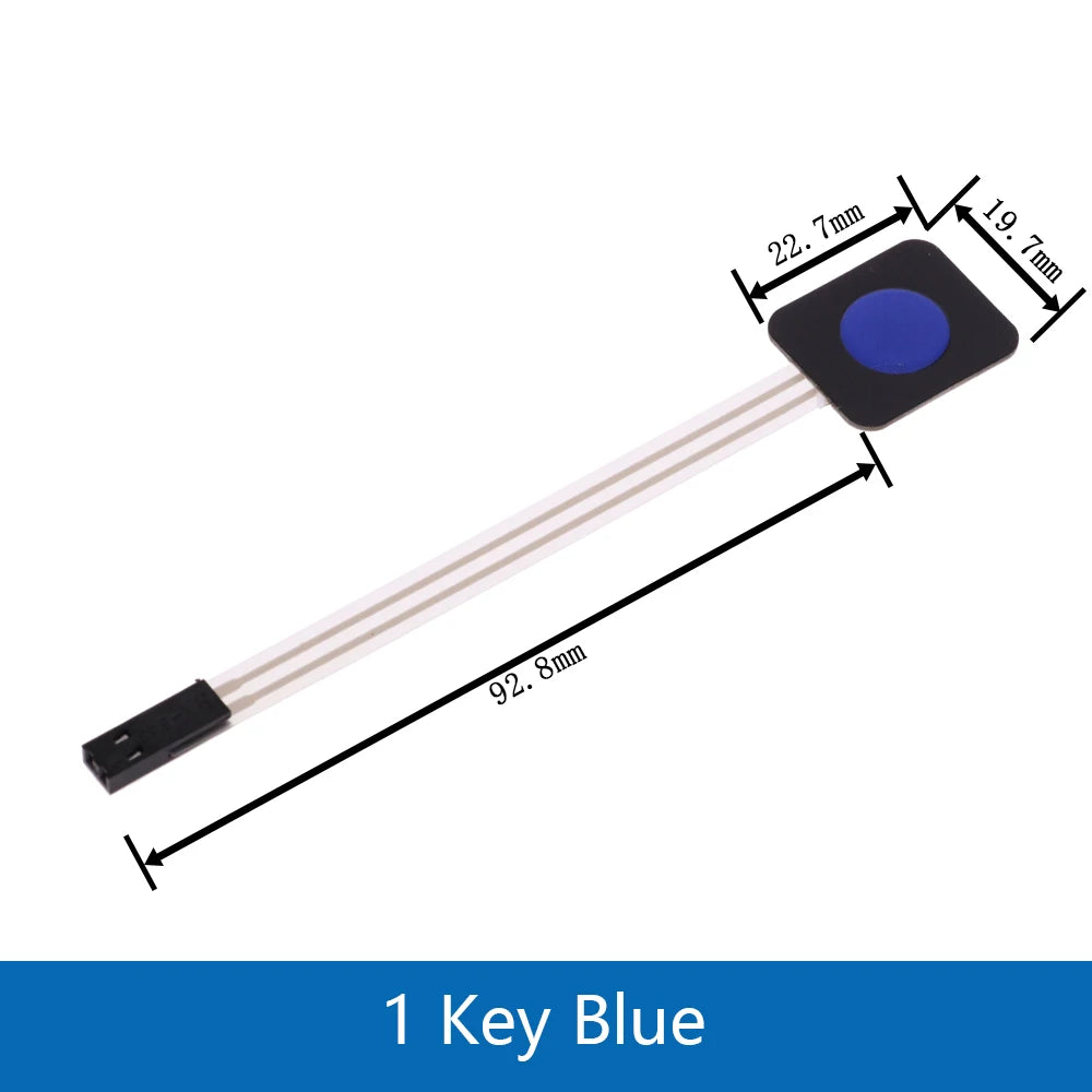 1 2 3 4 5 6 7 8 Key Button Membrane Switch Matrix Array Keyboard Keypad Control Panel Pad DIY Kit For Arduino Smart Car