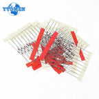 140pcs 1/2W Zener Diode Kit 0.5W DO-35 3.3V-30V 14Values Each 10pcs DIY Sample Assortment Set