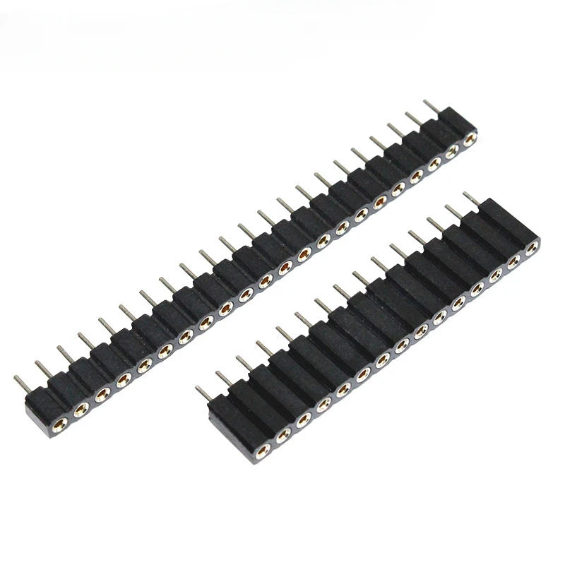 2.54mm PH7 Extra Plastic Height 2P 4P 8P 10P 20P  40P Round Single Row PCB IC Crystal Transistor Socket Hole Female Header