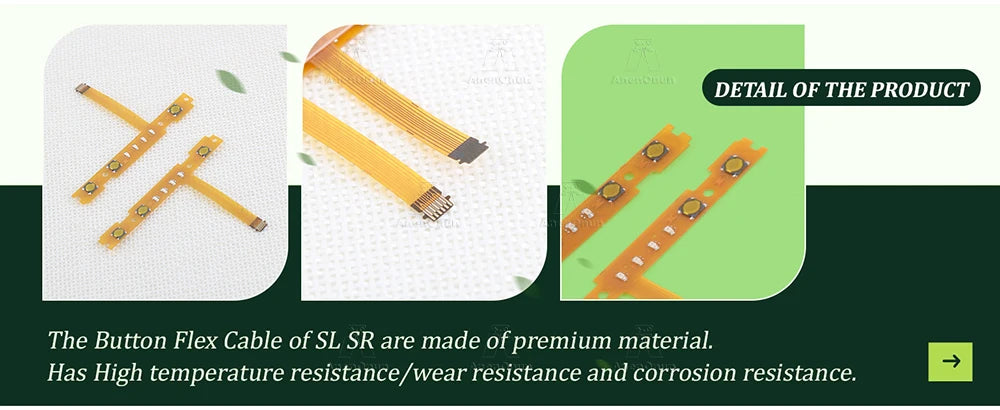 SL/SR Button Flex Cable for Switch/Switch OLED Premium Joy Con Key Ribbon Side Indicator Light Cable Replacement Repair Parts
