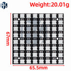 ‌WS2812 8x8 RGB LED Matrix – 64 Programmable 5050 Addressable LEDs with Arduino/Raspberry Pi