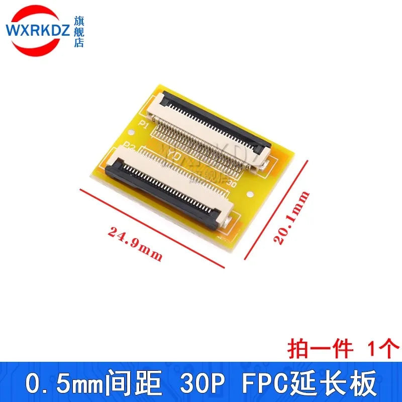 5pcs FFC FPC 0.5MM 1.0MM Flexible Flat Lengthen Extension Board Adapter Plate Board PCB 6/8/10/12/20/24/30/40/45/50/60/64/68/80P