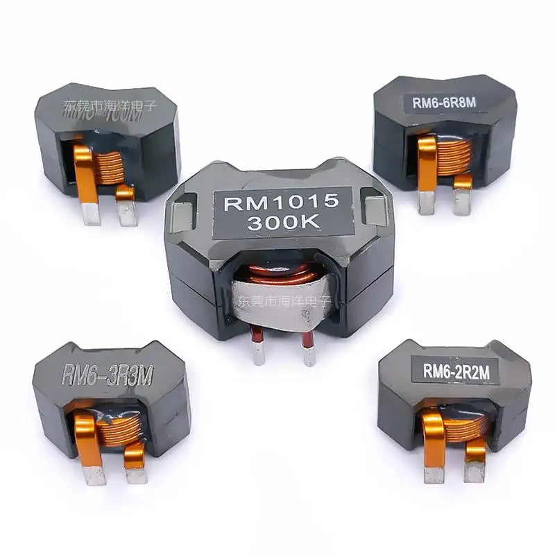 High Current Flat Copper Wire Inductor 10uH 30A Filtering Energy Storage Through-Hole Magnetic Core Inductor Coil PQ2010 2615