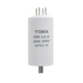 CBB60 Motor Capacitors with Screw Double Insert 450V AC Starting Capacitor 4uF~60uF capacitance for Air Compressor Water Pump