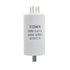 CBB60 Motor Capacitors with Screw Double Insert 450V AC Starting Capacitor 4uF~60uF capacitance for Air Compressor Water Pump