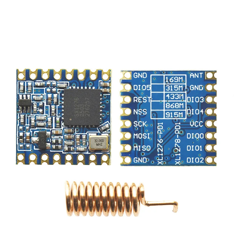 1~30Pcs SX1276 LORA Spread Spectrum Wireless Module 868 915MHz SPI Interface Long Range Wireless Communication Transceiver Modul