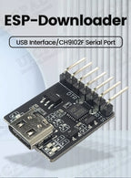 CH9102F Downloader Module Chip Serial Port Download 7Pin Program Burning for ESP32 MINI TYPE-C USB to UART RS232 RS485