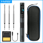 FNIRSI HS-02 Smart Electric Soldering Iron PD 100W Adjustable Constant Temperature Fast Heat Portable Soldering Iron Station Kit