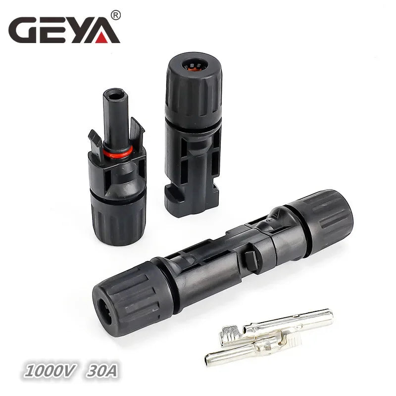 GEYA 5Pairs Solar Connector Male Female 30A 45A Solar Panel Branch Connectors for PV Cable 2.5/4/6mm2 1000VDC 15000VDC