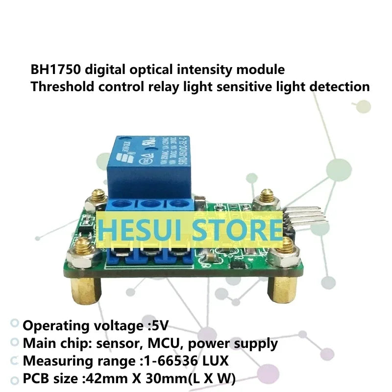 BH1750 Light sensor Module Digital light intensity Illuminance module Light detector control relay
