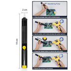 Toolour Solder Sucker Desoldering Vacuum Pump Solder Removal Tool Soldering Iron Auxiliary Tool Welding Accessories