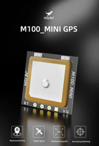 HGLRC M100 MINI GPS Module 15x15x5.2mm 2.6g M10 Chip UBLOX 10Hz For 2-7 Inch Long Range FPV Racing RC Drone Quadcopter DIY Parts