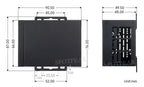 Raspberry Pi 5 Industrial grade large space metal Case D For PoE HAT/official Active Cooler PCle